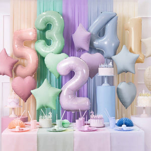 Folienballon – Stern, rosa, 48 cm