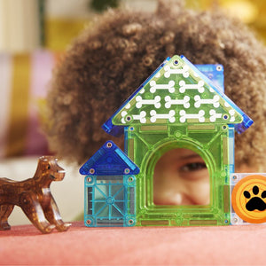 Magnetische Blöcke - Dog House 13 el.