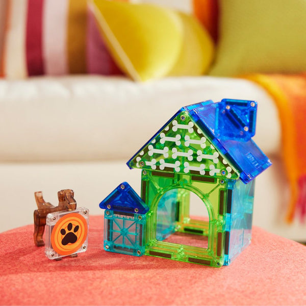 Magnetische Blöcke - Dog House 13 el.