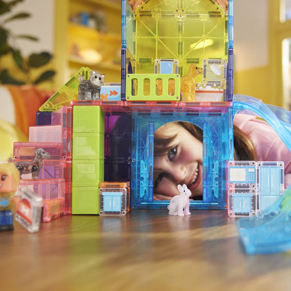 Magnetische Bausteine - Pet Playhouse 50 el.