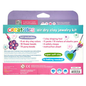 Schmuck-Set aus selbsthärtendem Schaum – Fröhliche Blumen