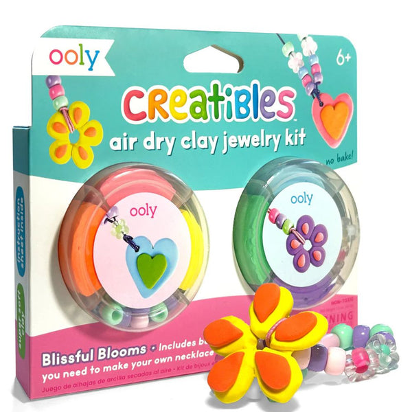 Schmuck-Set aus selbsthärtendem Schaum – Fröhliche Blumen
