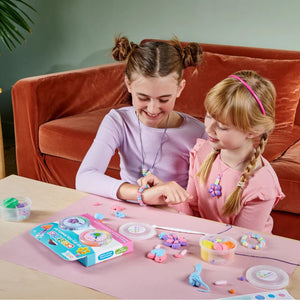 Schmuck-Set aus selbsthärtendem Schaum – Fröhliche Blumen