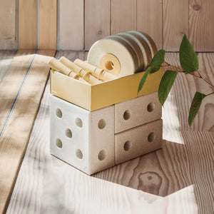 3-in-1-Schieber - sandgrau