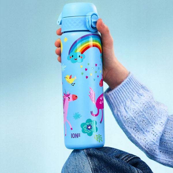 Stahlflasche 600 ml - Einhörner