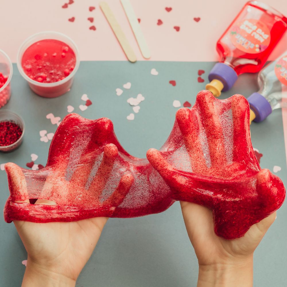 DIY-Bausatz - Schleim-Erdbeere XL