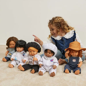 Farmer-Outfit für 38 cm große Puppe