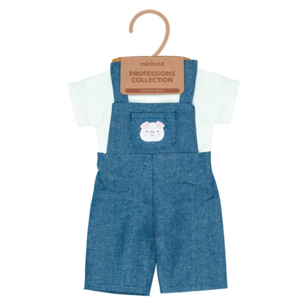 Farmer-Outfit für 38 cm große Puppe
