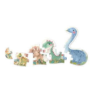 Progressive Puzzle My First – Dinosaurier 2+
