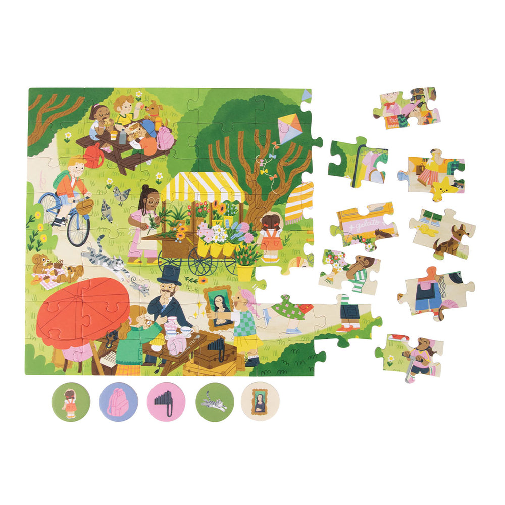 Find It First! Beobachtungspuzzle – Markt 200 Teile 6+