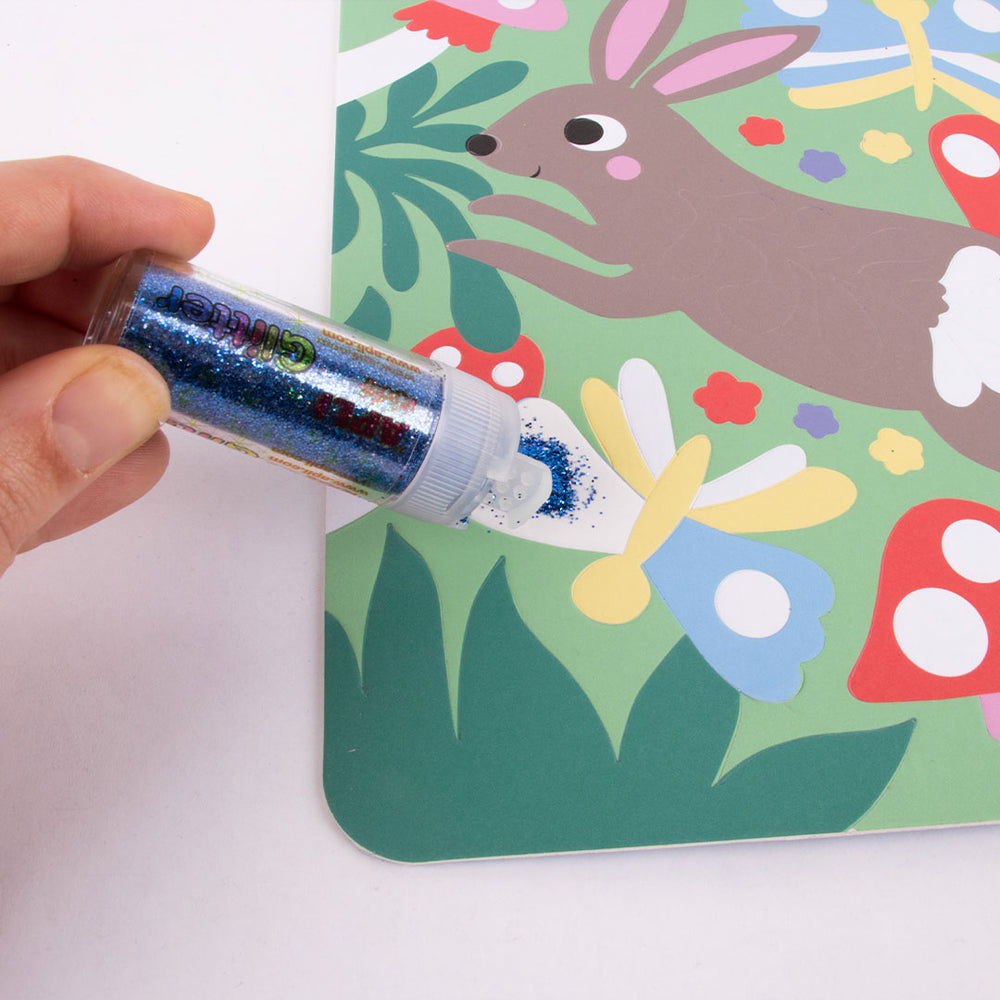 Kunstset mit BIO-Glitter – Glitter art