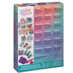 Kreative Aufkleber zum Verzieren mit Kristallen