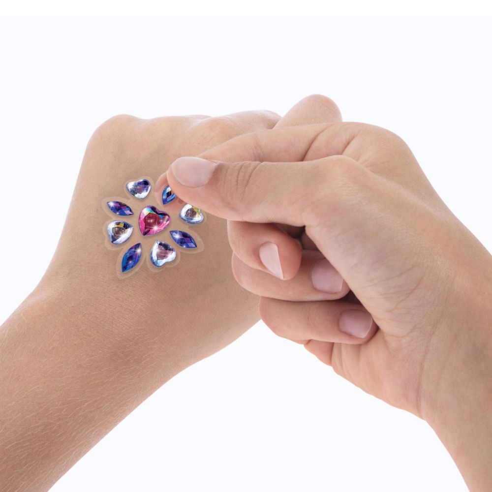 Kristall-Klebetattoos – Cristalia, 25 Stück