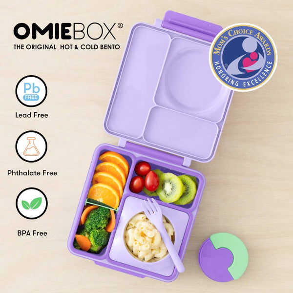Lunchbox mit Thermoskanne OmieBox – Lilac Purple