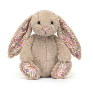 Pluszowy królik z kwiecistymi uszami Petal Jellycat - beżowy 31 cm