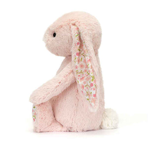 Pluszowy królik z kwiecistymi uszami Cherry Jellycat - pudrowy róż 31 cm