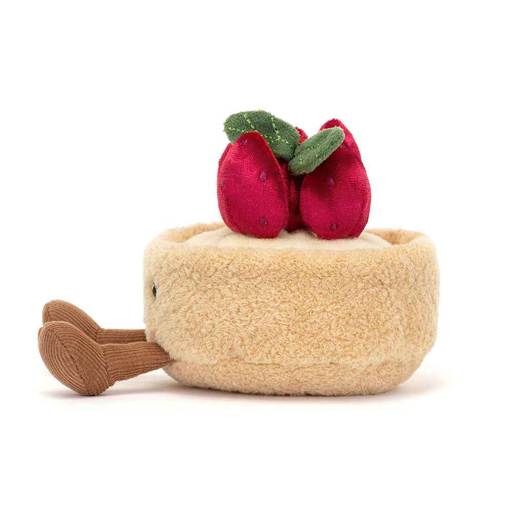 Pluszowa Zabawna Tarta Truskawkowa Jellycat 11 cm