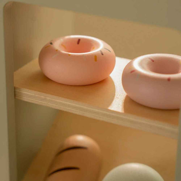 Drewniana kawiarenka z akcesoriami Little Dutch