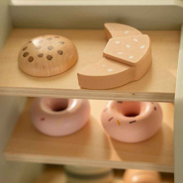 Drewniana kawiarenka z akcesoriami Little Dutch