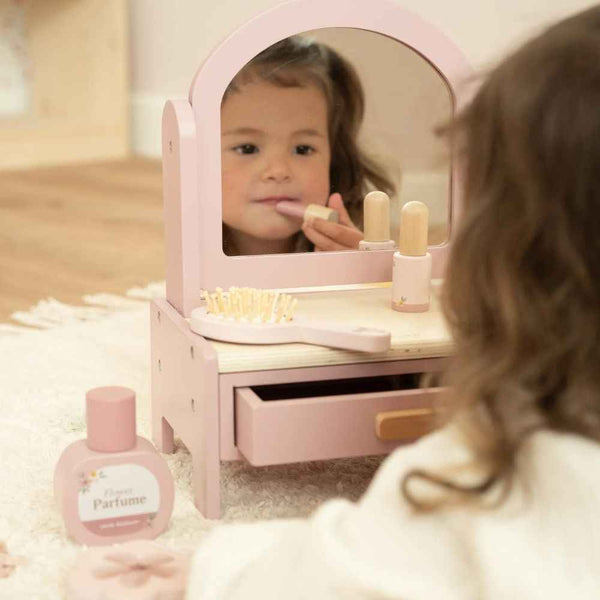 Drewniana toaletka z akcesoriami Little Dutch