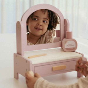 Drewniana toaletka z akcesoriami Little Dutch