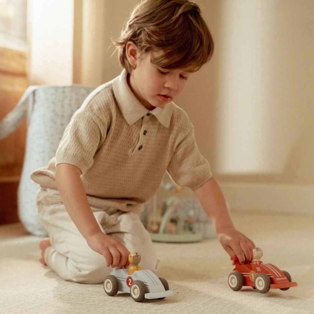 Samochody wyścigowe z napędem pullback Little Dutch 2 szt.