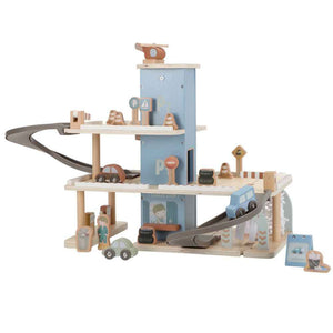 Drewniany garaż wielopoziomowy Little Dutch