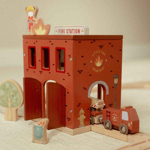 Drewniana remiza strażacka Little Dutch