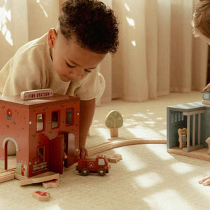 Drewniana remiza strażacka Little Dutch