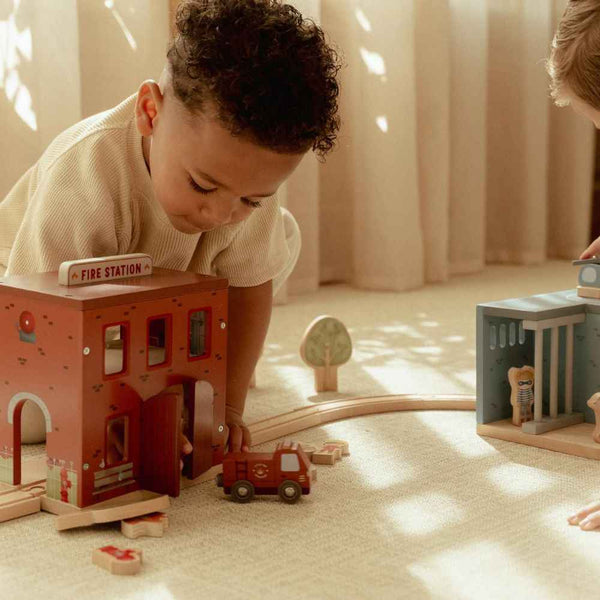 Drewniana remiza strażacka Little Dutch