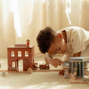 Drewniana remiza strażacka Little Dutch