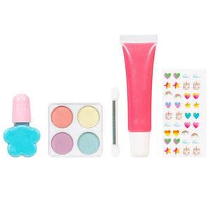 Make-up-Kosmetik für Kinder, Set mit Schlafmaske – Einhorn