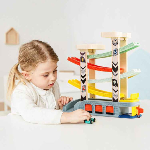 Zjeżdżalnia z superszybkimi autami TOPBRIGHT - Tor samochodowy