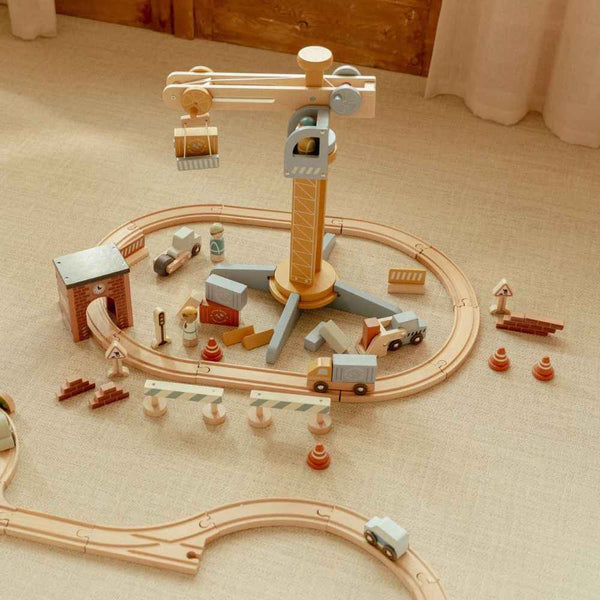 Dźwig budowlany z akcesoriami Little Dutch