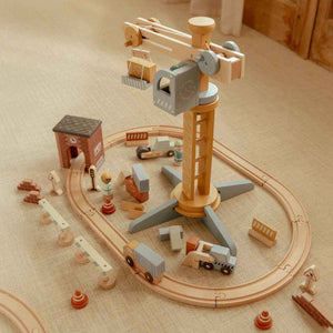 Dźwig budowlany z akcesoriami Little Dutch