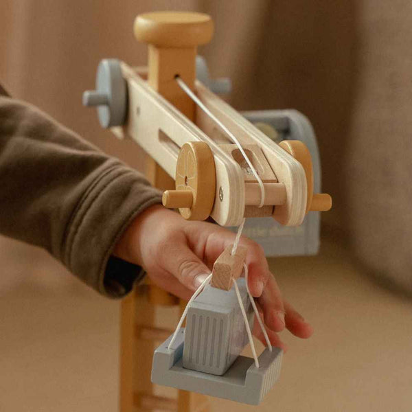 Dźwig budowlany z akcesoriami Little Dutch