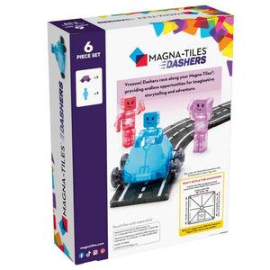 Magnetyczne samochodziki MAGNA-TILES - Dashers 6 el.