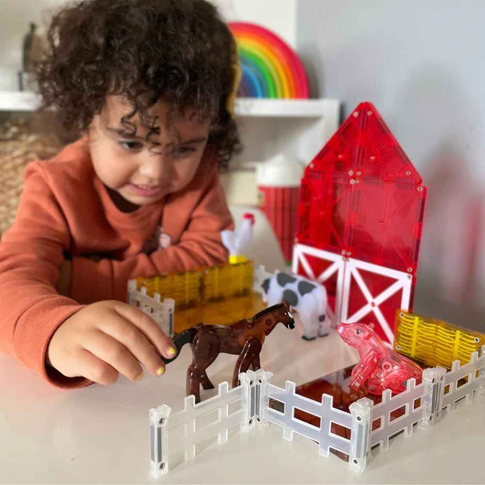 Klocki magnetyczne MAGNA-TILES - Farm Animals 25 el.