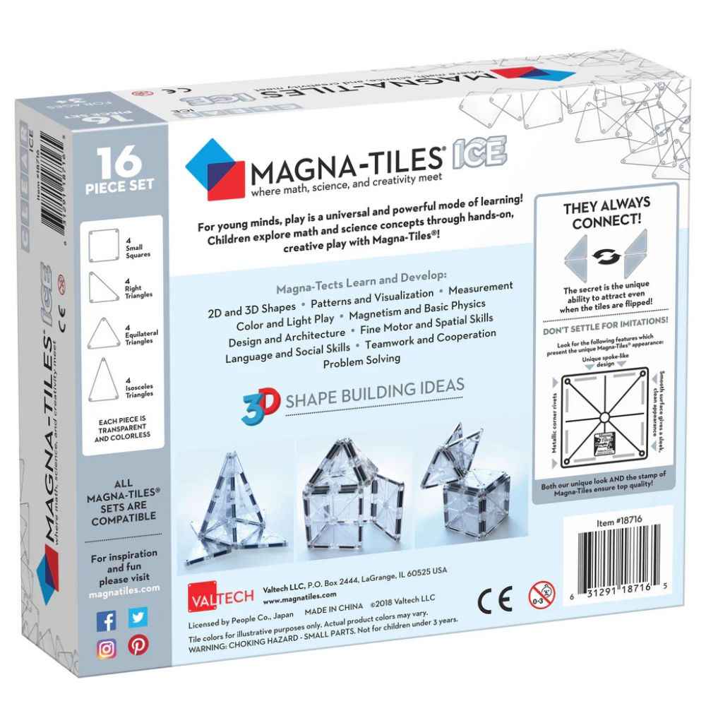 Magnetklötze – Ice 16 Teile