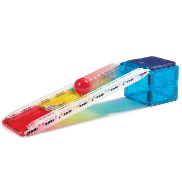 Magnetisches Kugelbahnspiel – Rail Racers, 33 Teile