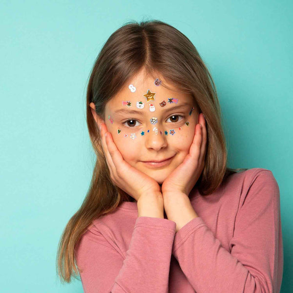 Naklejki na twarz OMY - Christmas edition 85 szt.