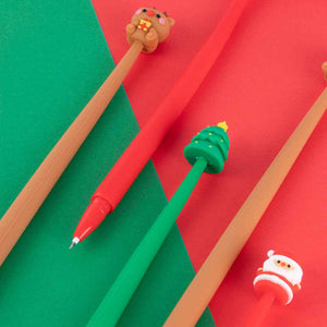 Świąteczny elastyczny długopis Apli Kids - Choinka