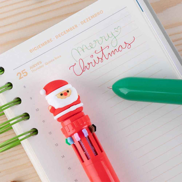 Świąteczny wielokolorowy długopis Apli Kids - Choinka
