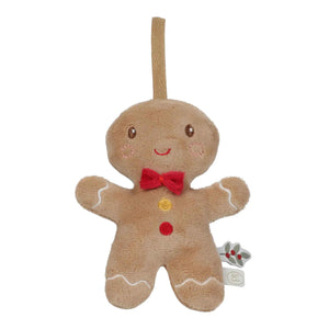 Rosa Weihnachtsanhänger – 4-teiliger Plüsch-Dekoset für den Weihnachtsbaum