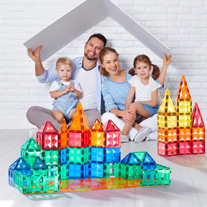 Magnetbausteine – Warmfarben, 20 Quadrate