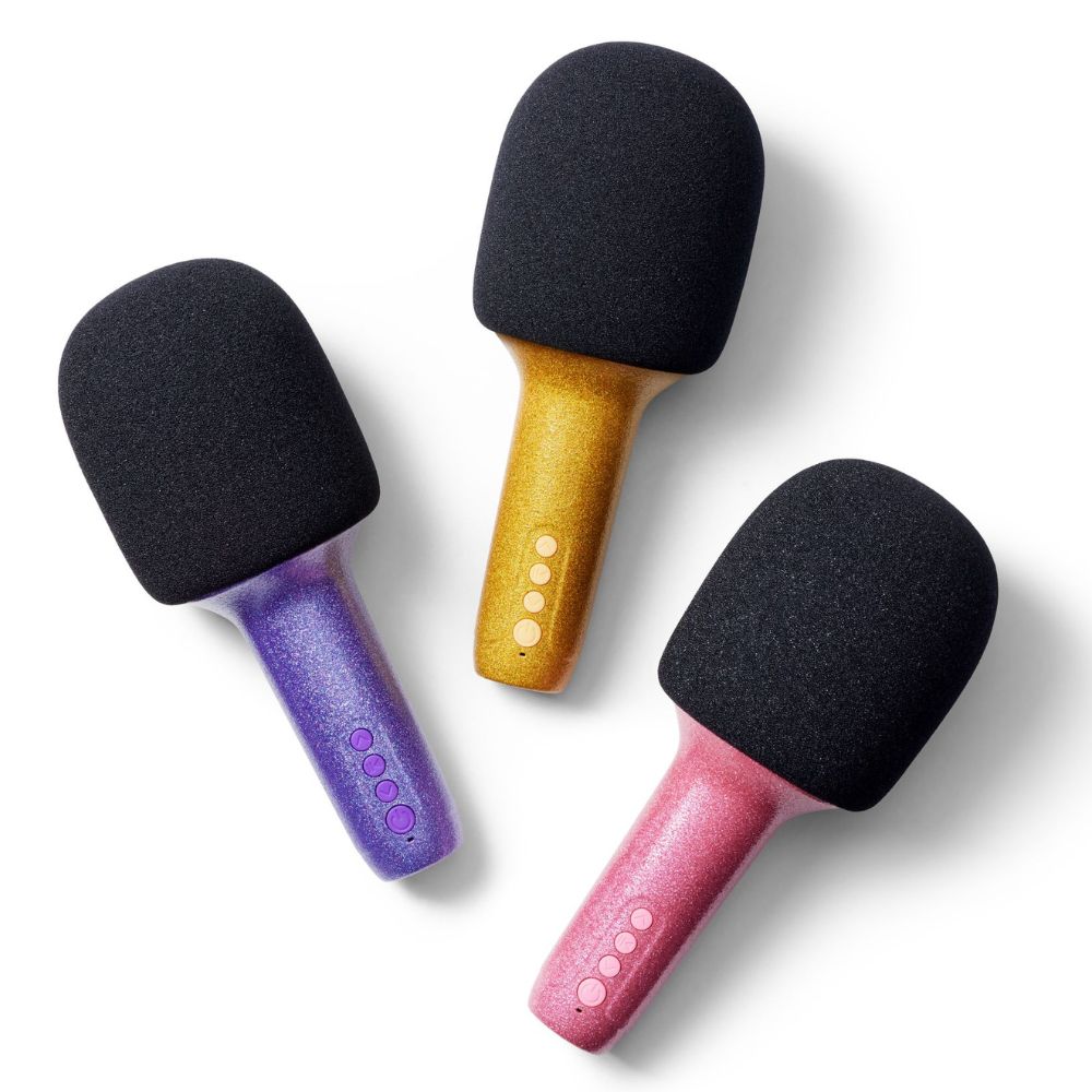 Glitter Groove Karaoke Microphone - Rose