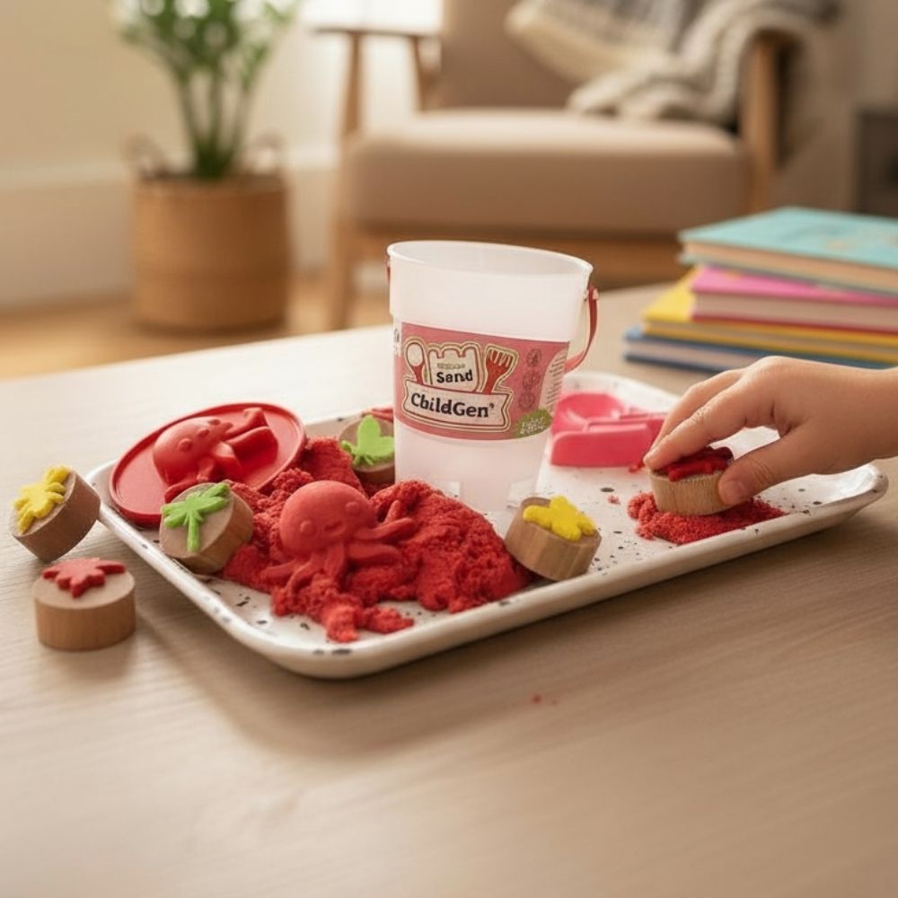 Kinetic Sand, 100 % natürlich – Rot 500 g