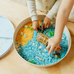 Sinnes-Set – Unterwasserwelt – Einsatz für die Sensorik-Schale Play Tray