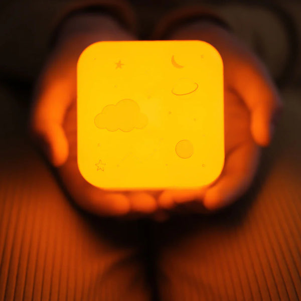 Tragbare Nachtlampe – leuchtender Würfel – Kosmos