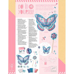 Kreativset zum Selbermachen – Feenflügel mit Zauberstab